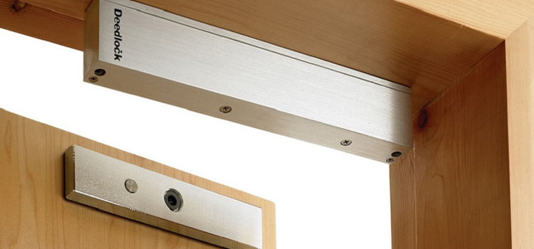 Magnetic lock installation Huron